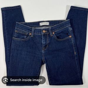 Madewell Quincy Wash E2570 Stretch Cotton Blue Denim Jeans